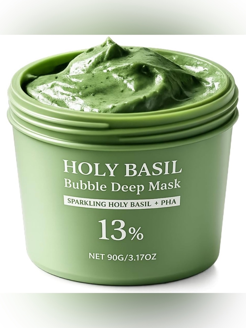 Vareline Sparkling Holy Basil Bubble Deep Mask Green 3.17oz Clay-to-Foam NEW